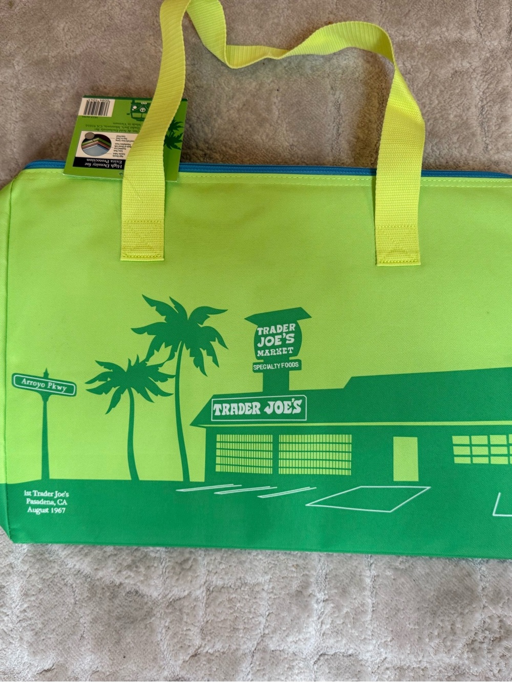 NEW Trader joe’s Lime LIMITED EDITION TRADER JOES COOLER BAG